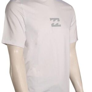 Billabong All Day Wave Loose Fit SS Rash Guard - White Sz XL